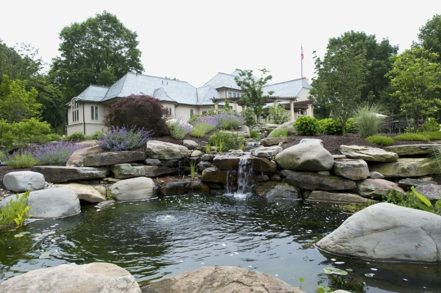 Garden Pond Waterfall